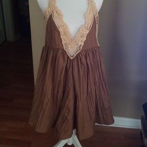 EUC Free People Beautiful Flowy Top, Large